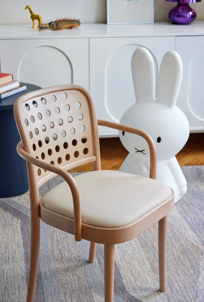 822 Bentwood Armchair/Upholstered Seat by Ton - Image 12
