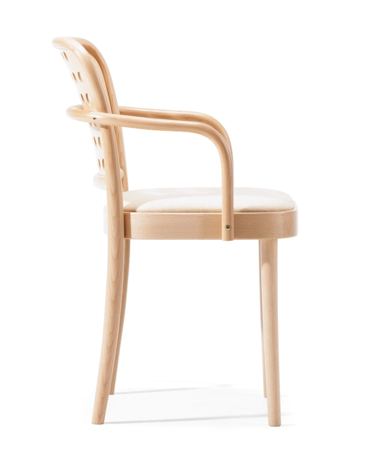 822 Bentwood Armchair/Upholstered Seat by Ton - Image 4