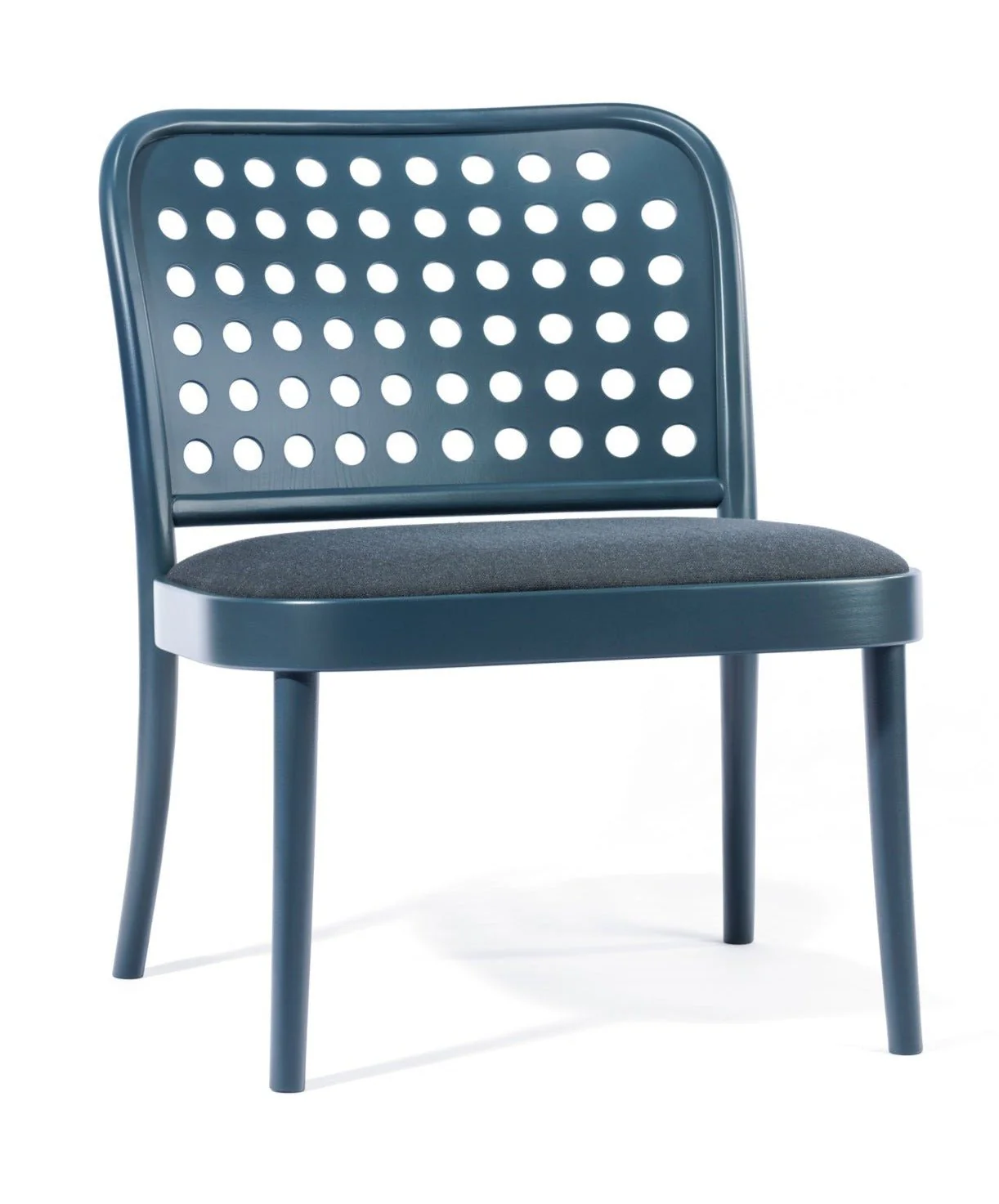 822 Bentwood Lounge Chair / Upholstered Seat by Ton