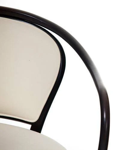 August Thonet No. 33 Bentwood Chair by Ton - Upholstered Seat and Back - Image 8