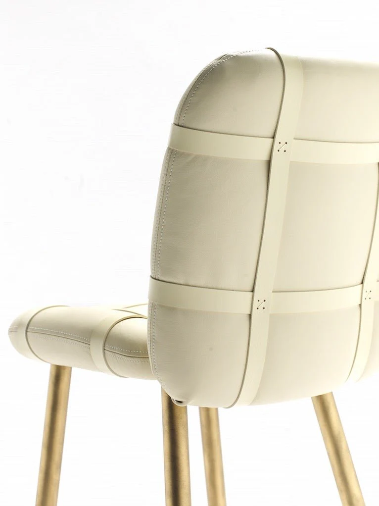 Avion Leather Stool by Fasem - Image 6