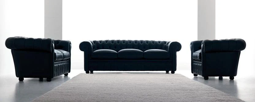 Chesterfield Three Seat Sofa - Image 3