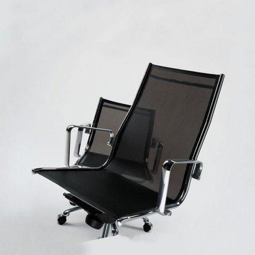 Classic Aluminum Executive Chair - Mesh Seat - Image 4