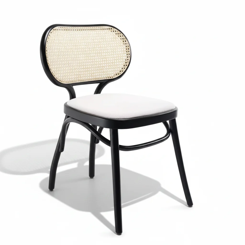 Coates Bodystuhl Bentwood Chair (Upholstered Seat) by GTV