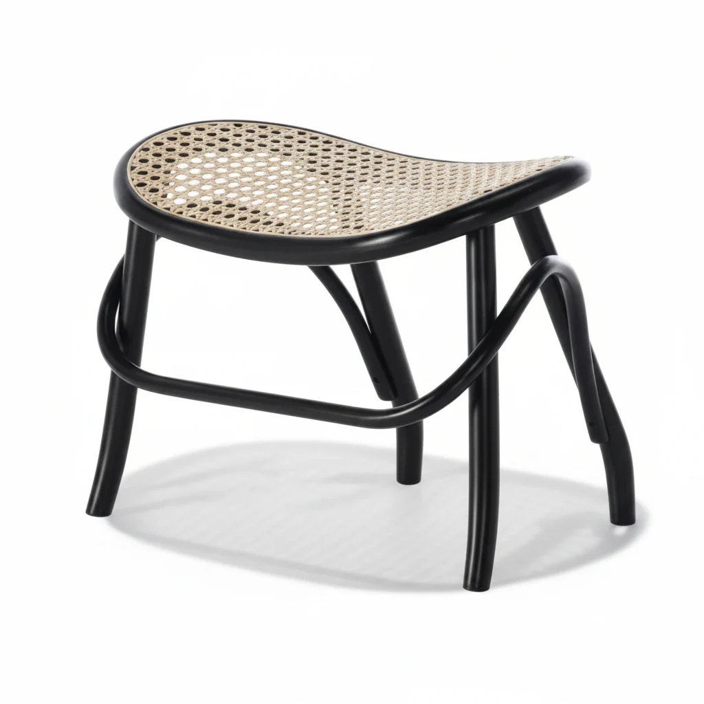 Coates Lehnstuhl Bentwood Ottoman by GTV