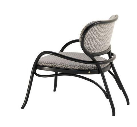 Coates Lehnstuhl Bentwood Upholstered Lounge Chair by GTV - Image 4