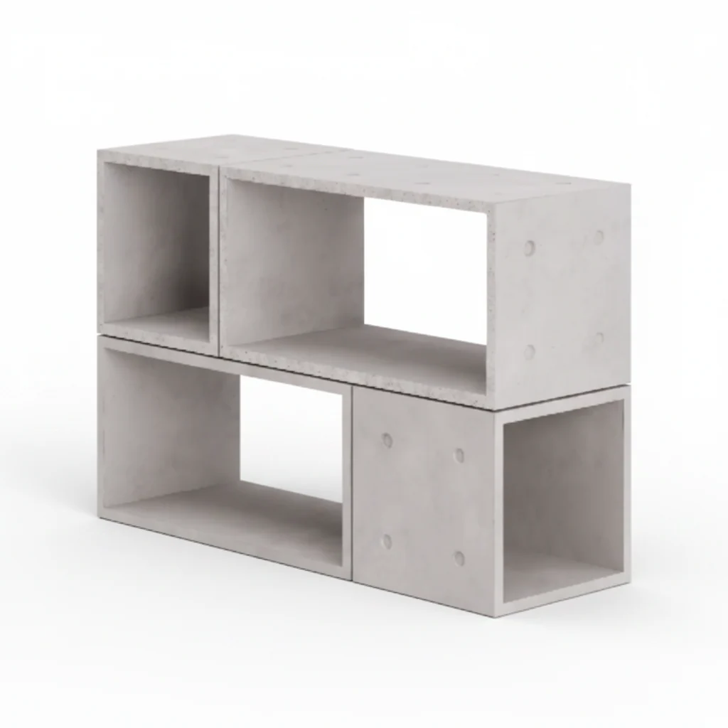 Dice Storage Module Configuration 4 by Lyon Beton