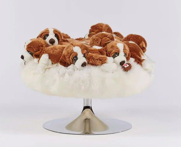 Dog Pouf by AP Collection