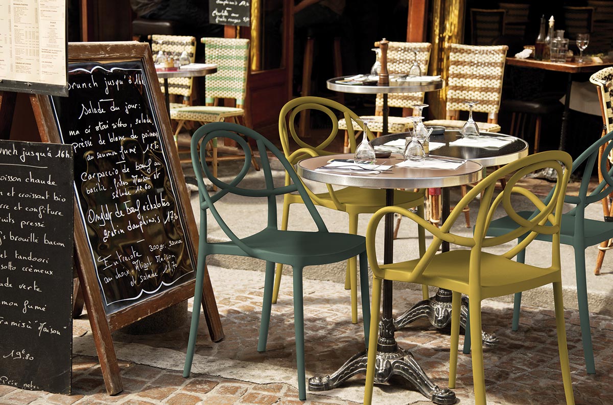 Etoile Stackable Side Chair by Green - Image 11