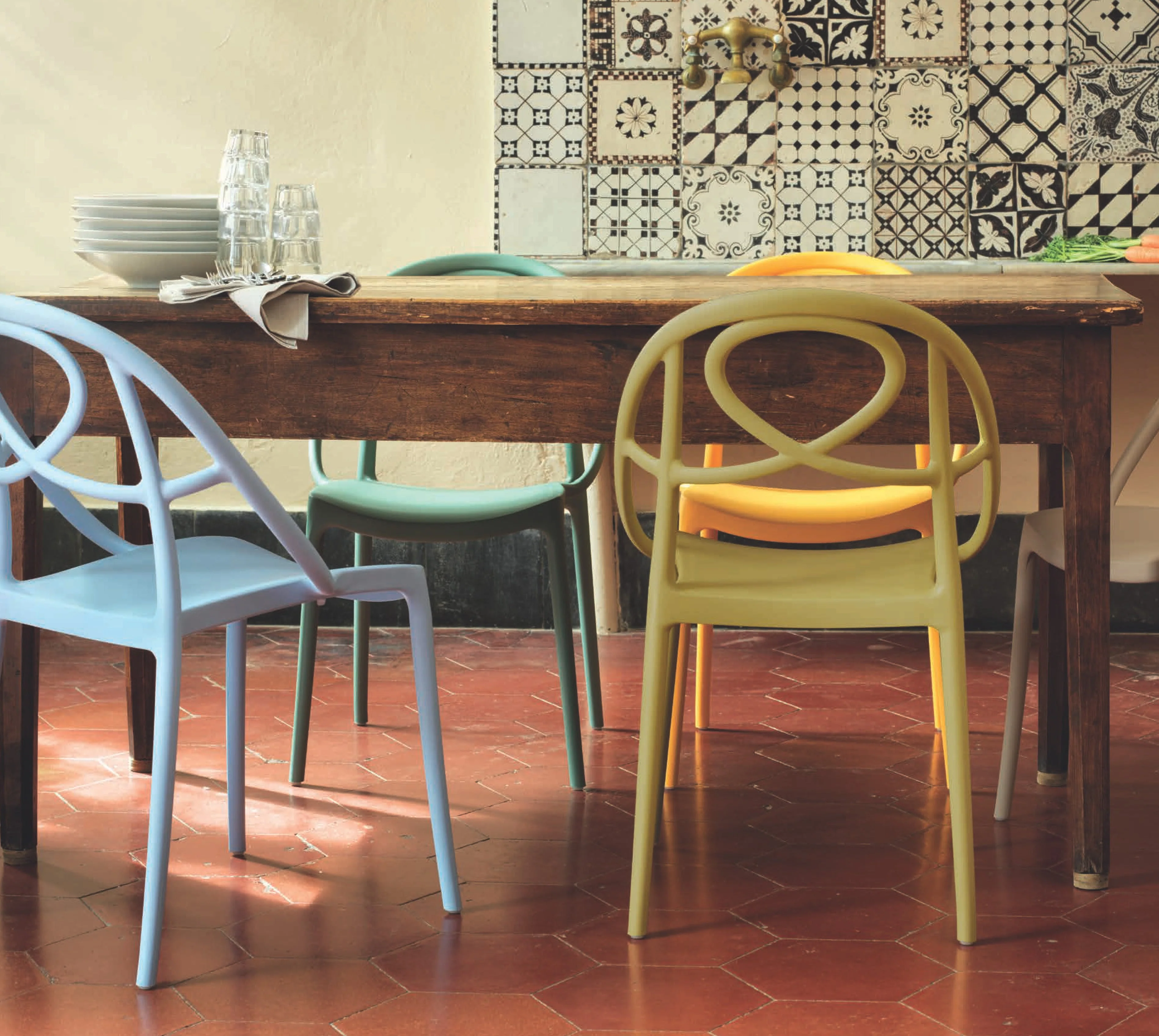 Etoile Stackable Side Chair by Green - Image 5