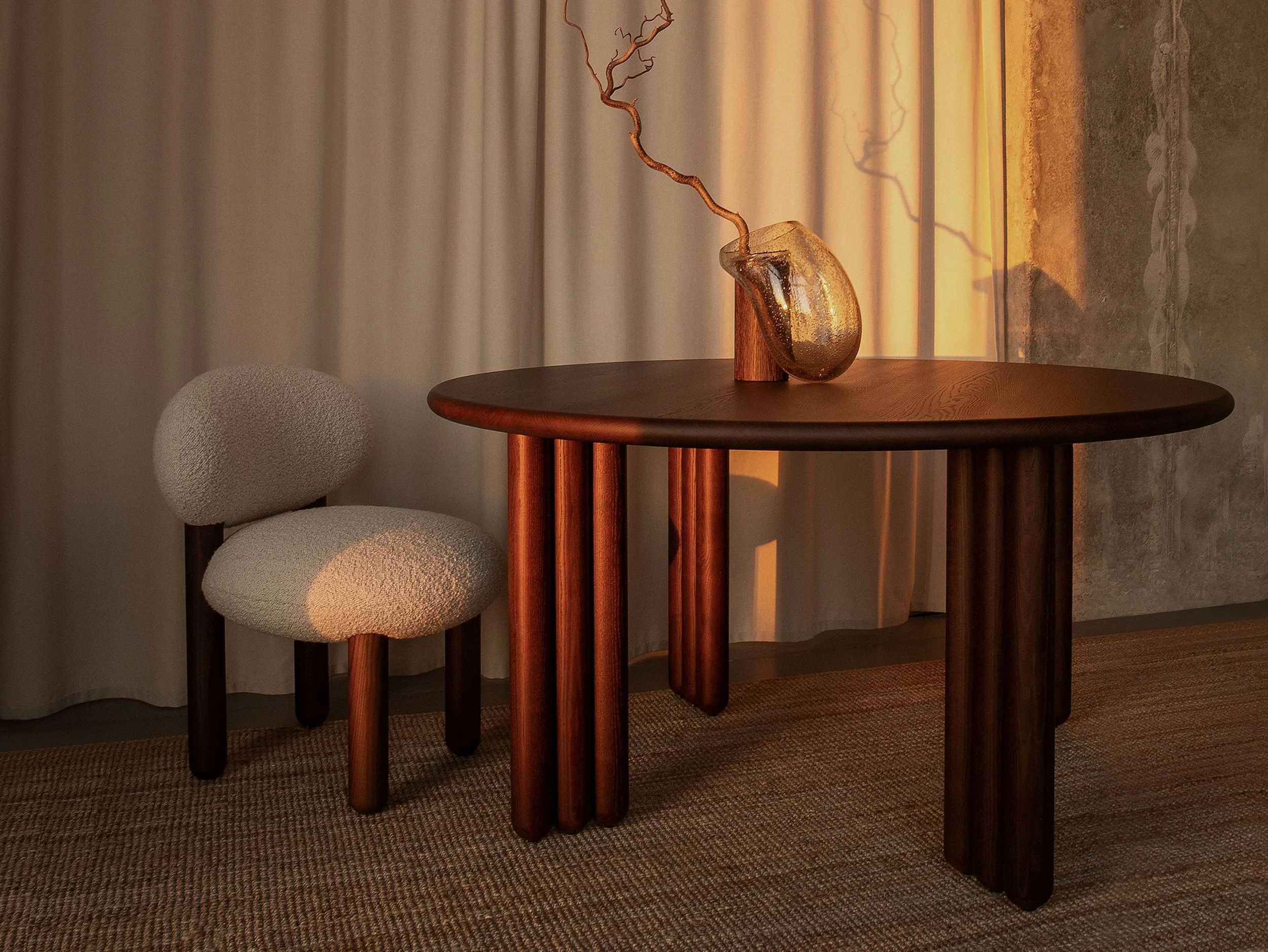 Flock Dining Table Round by Noom - Image 5