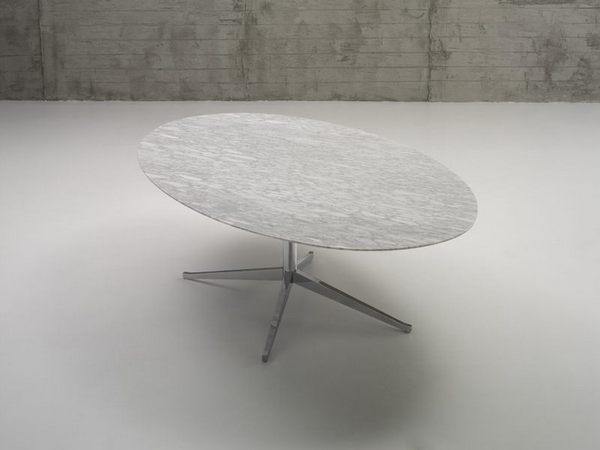 Florence Knoll 88" x 50" Oval Table Desk - Image 3