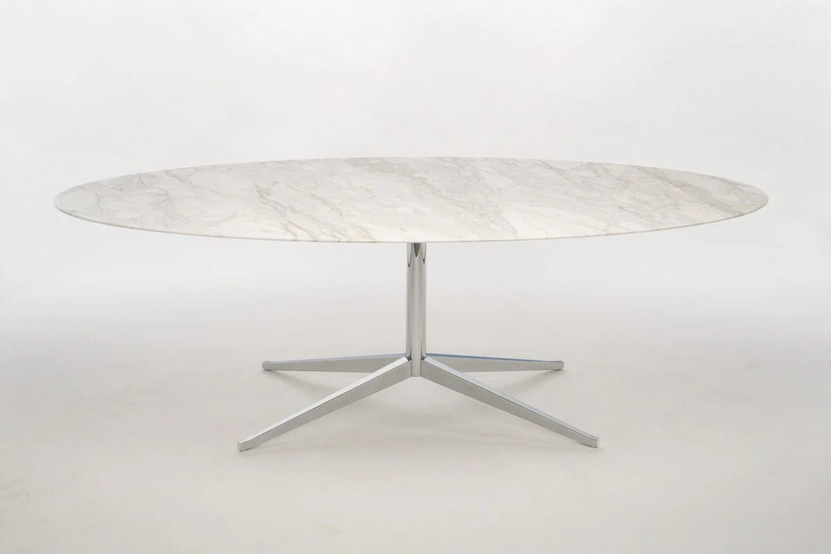 Florence Knoll 96 x 54" Oval Table Desk - Image 5