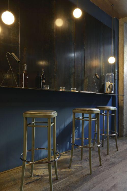 Gebruder Thonet Vienna 144 Bentwood Bar Stool (Upholstered) by GTV - Image 2