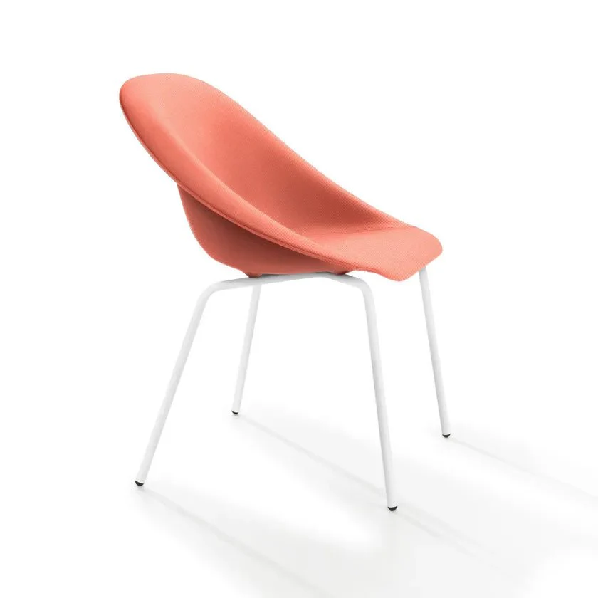 Hoop Side Chair / Metal Base / Upholstered Seat by Karim Rashid - Image 9