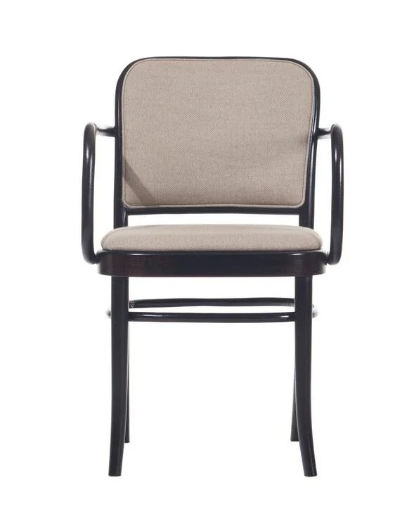 Josef Hoffmann No. 811 Bentwood Armchair by Ton - Upholstered Seat and Back - Image 6