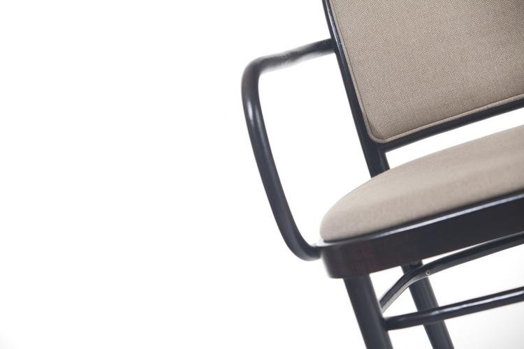 Josef Hoffmann No. 811 Bentwood Armchair by Ton - Upholstered Seat and Back - Image 9