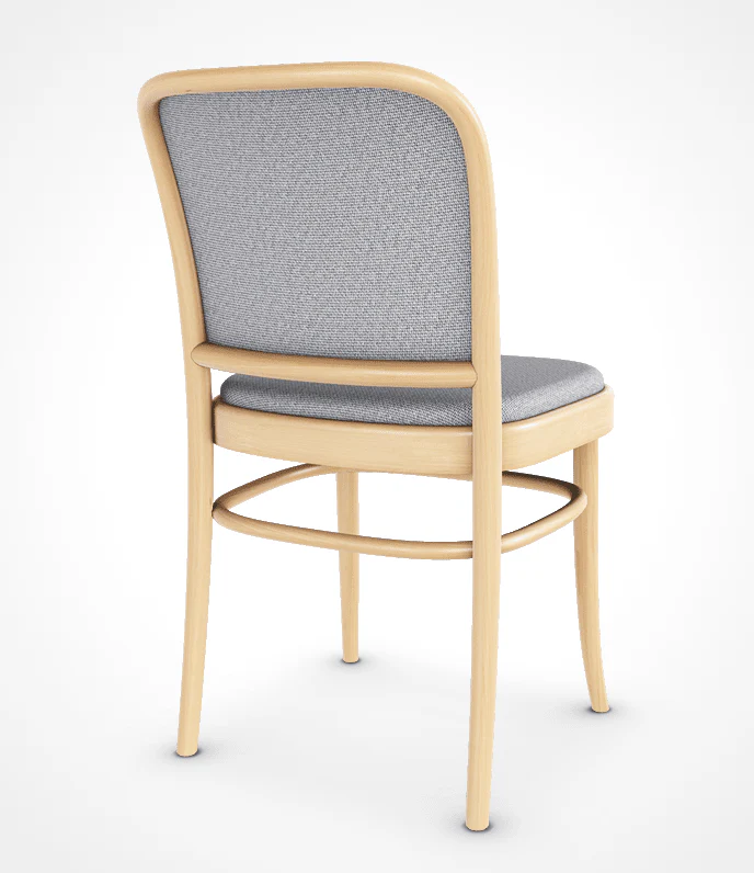 No. 811 Bentwood Chair by Ton with Upholstered Seat and Back - Image 3