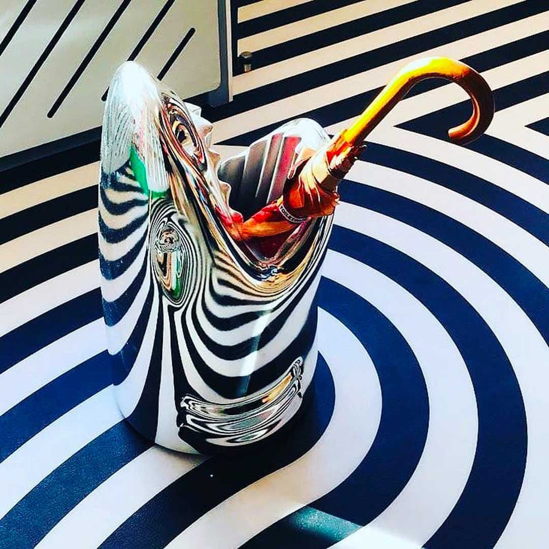 Killer Umbrella Stand Metal Finish by Qeeboo - Image 24