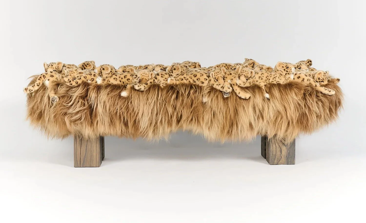 Leo Dark Wood Bench by AP Collection - Image 2