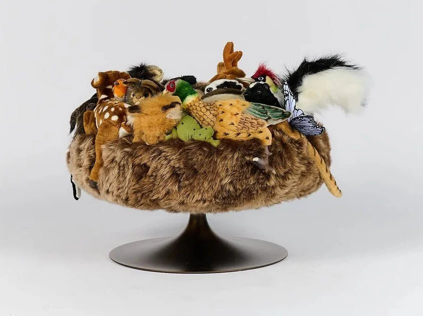 Let's Take a Walk in the Woods Pouf by AP Collection - Image 2