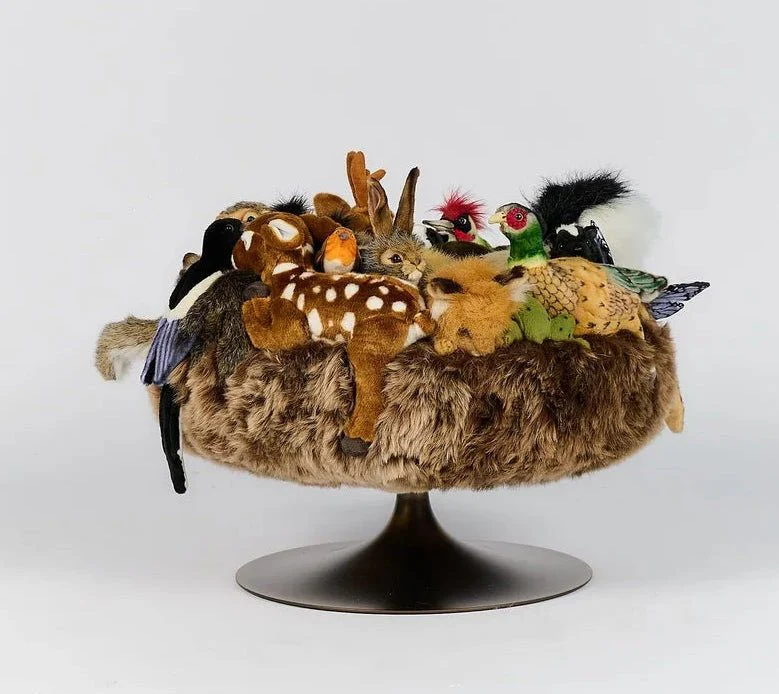 Let's Take a Walk in the Woods Pouf by AP Collection - Image 3