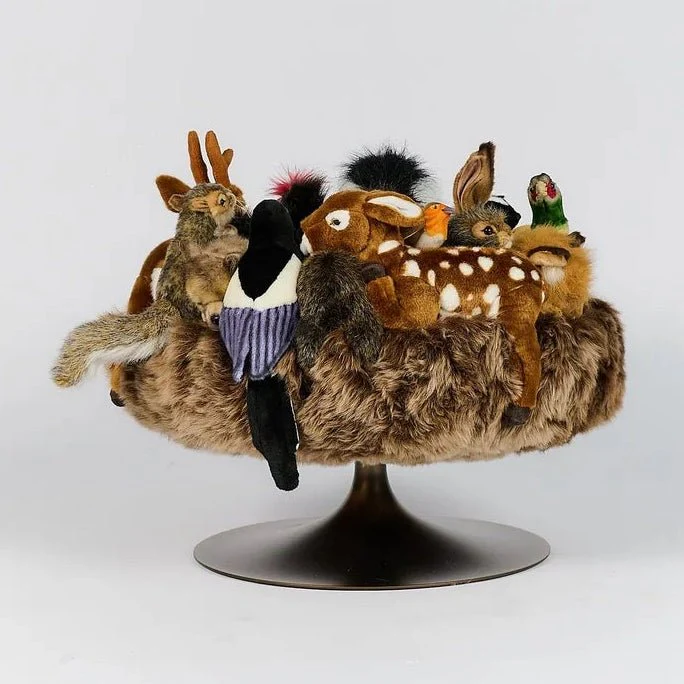 Let's Take a Walk in the Woods Pouf by AP Collection - Image 4
