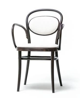 Michael Thonet No. 20 Bentwood Armchair by Ton (Upholstered Seat and Back) - Image 2