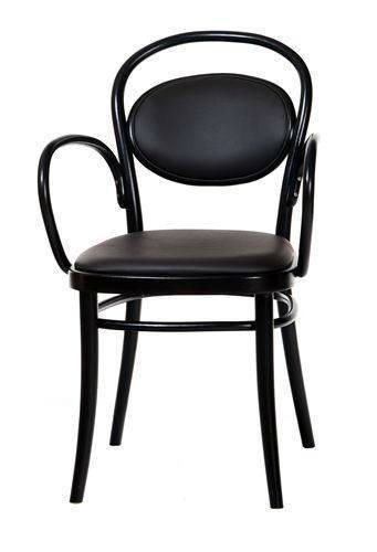 Michael Thonet No. 20 Bentwood Armchair by Ton (Upholstered Seat and Back) - Image 7