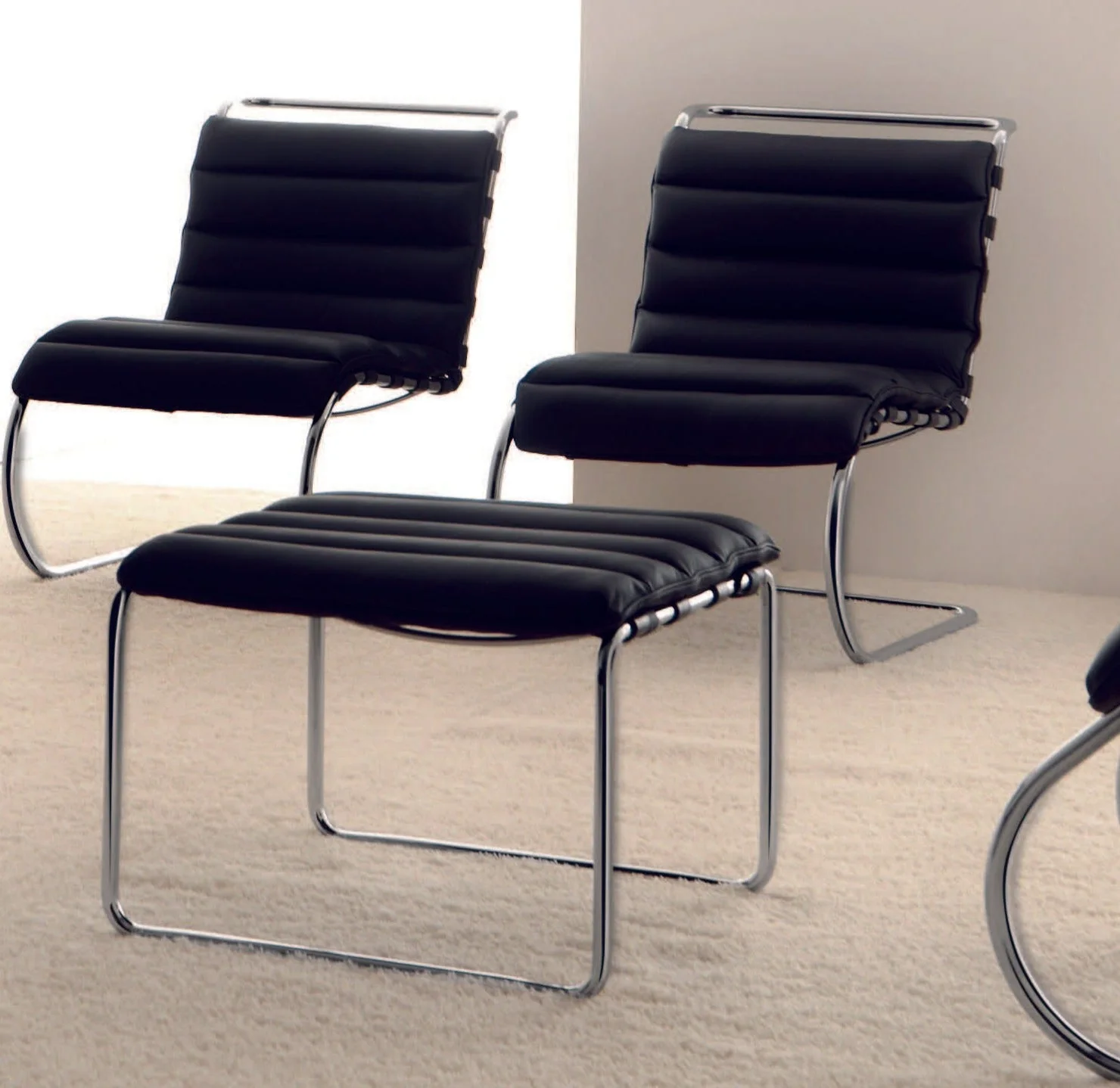 Mies van der Rohe MR30 Lounge Chair - Image 3