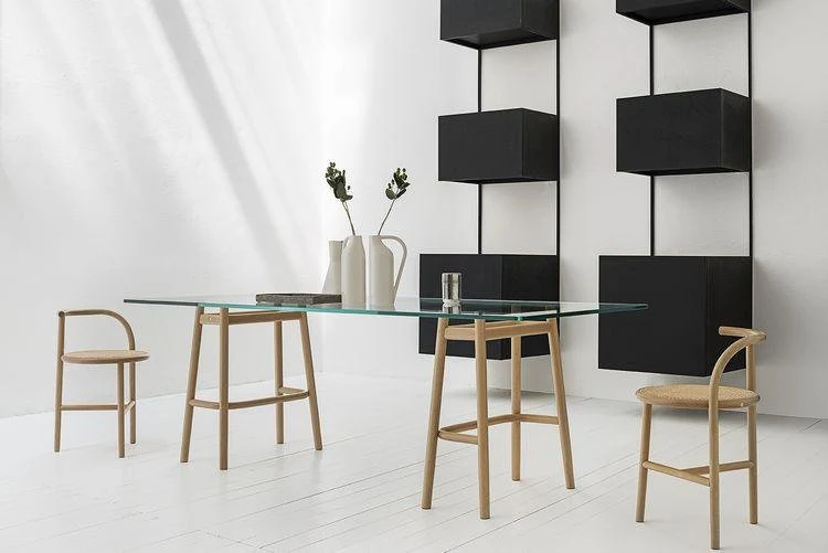 Nendo Single Curve Dining Table by GTV - Image 6