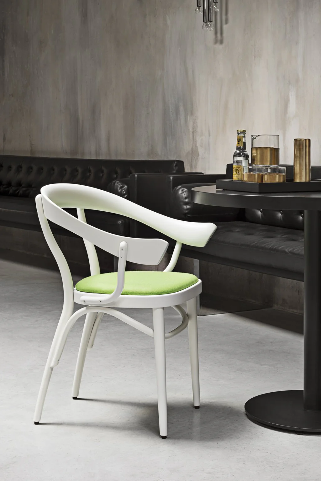 Nigel Coates Bistrotstuhl Bentwood Armchair (Upholstered) by GTV - Image 8