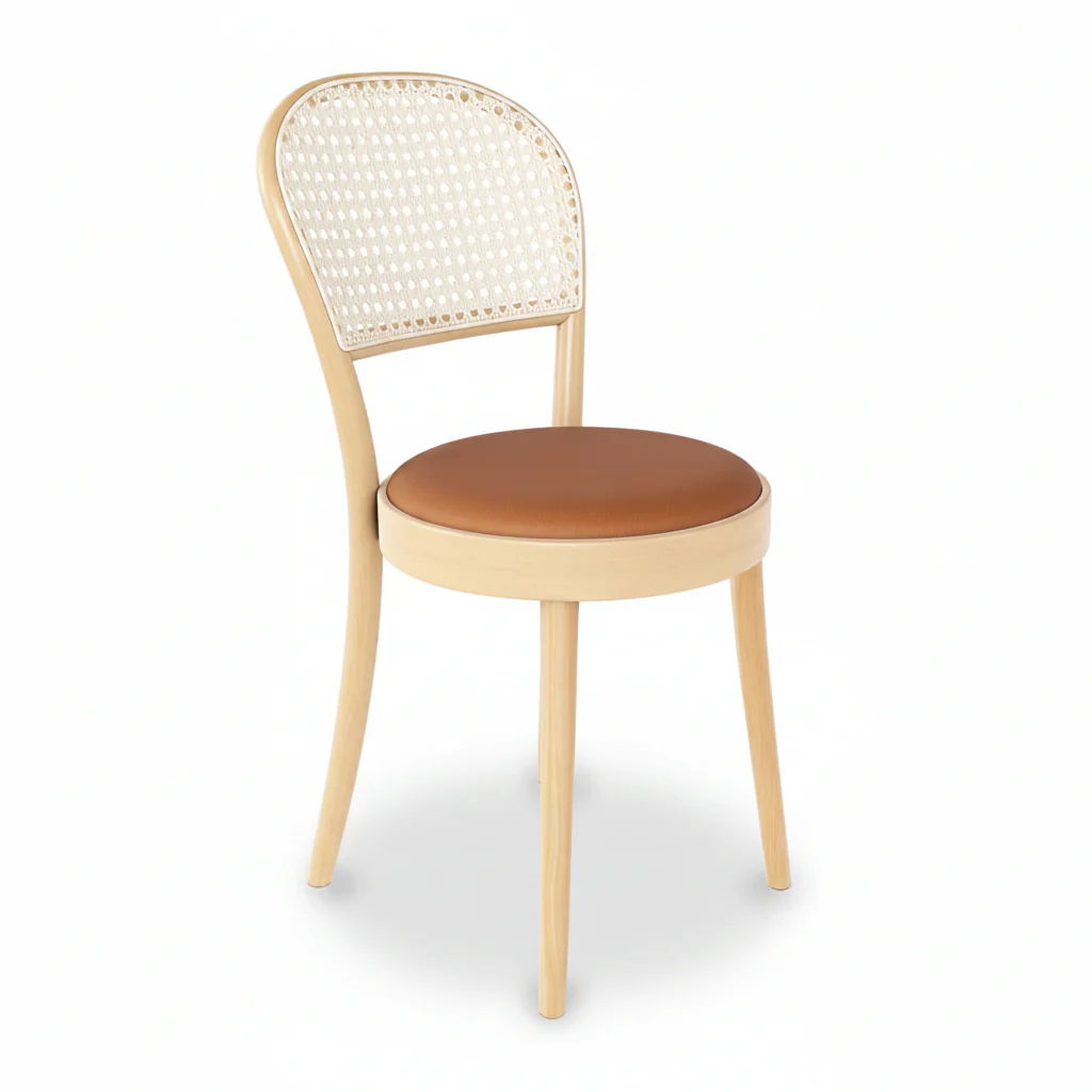No. 314 Bentwood Chair (Upholstered Seat) by Ton