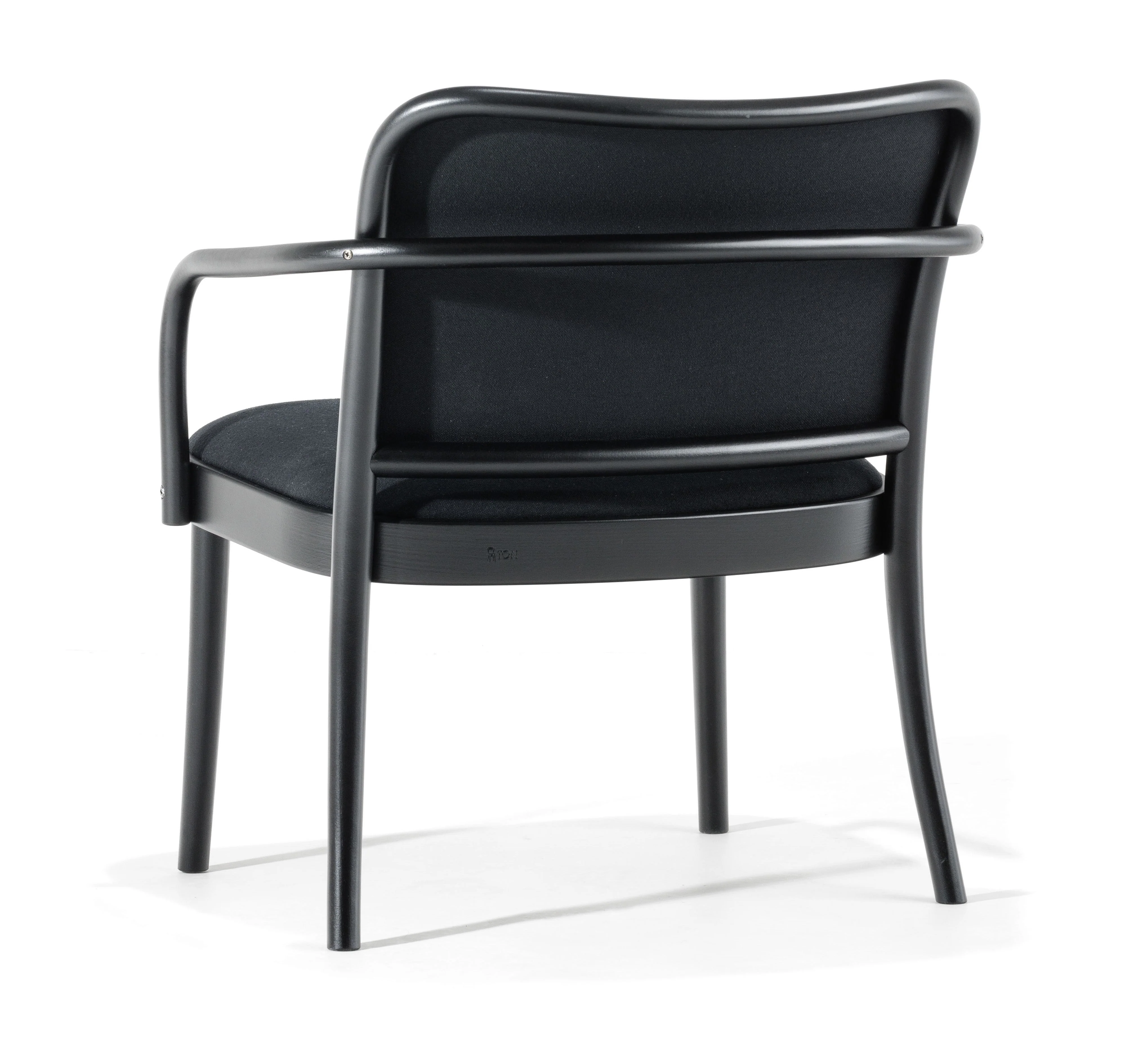 No. 811 Bentwood Lounge Armchair by Ton - Upholstered Seat and Back - Image 7