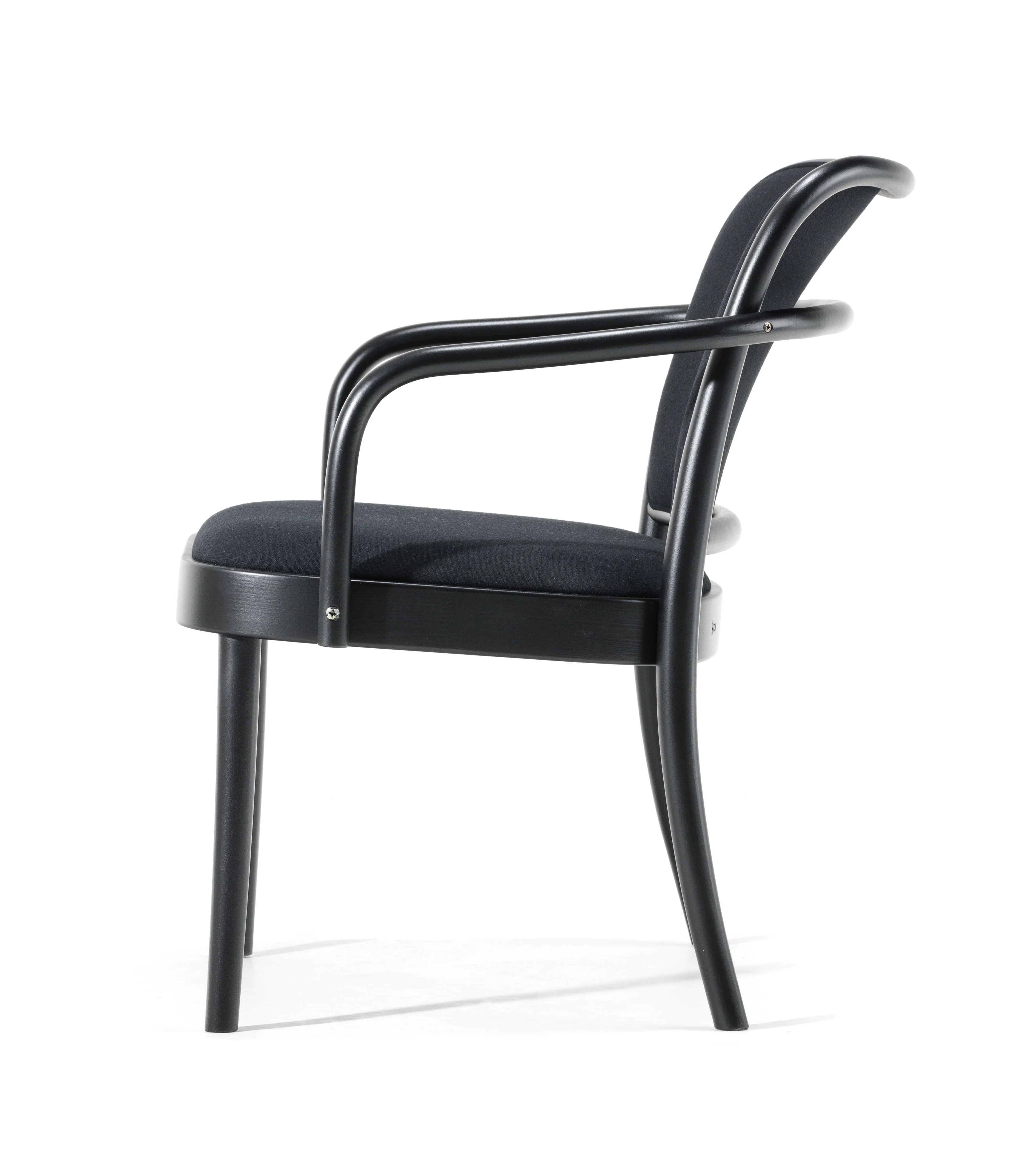 No. 811 Bentwood Lounge Armchair by Ton - Upholstered Seat and Back - Image 8