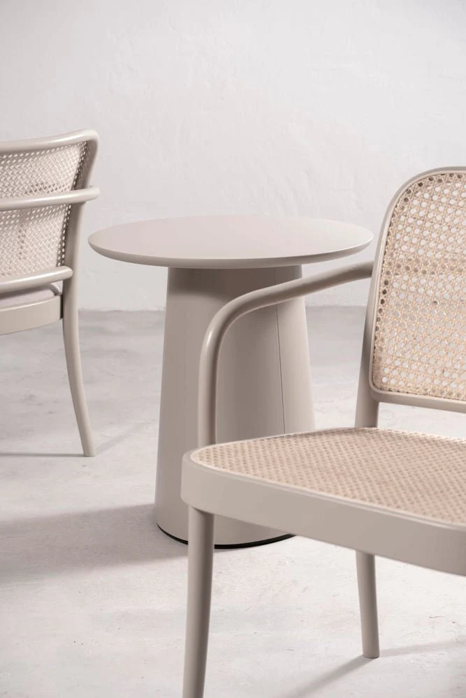 No. 811 Bentwood Lounge Armchair by Ton - Cane Seat and Back - Image 14