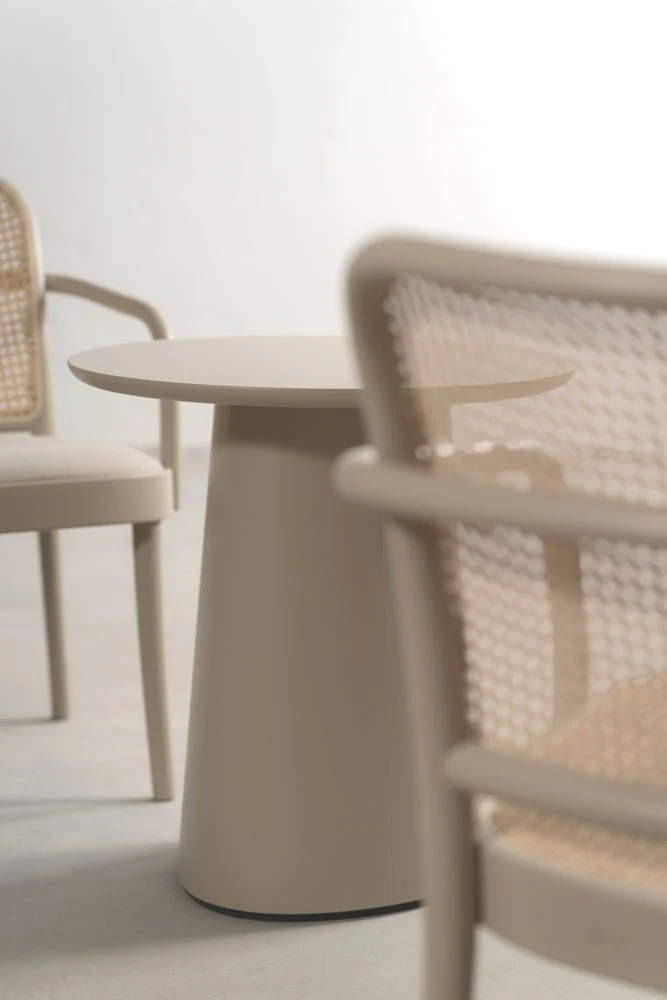 No. 811 Bentwood Lounge Armchair by Ton - Upholstered Seat / Cane Back - Image 14