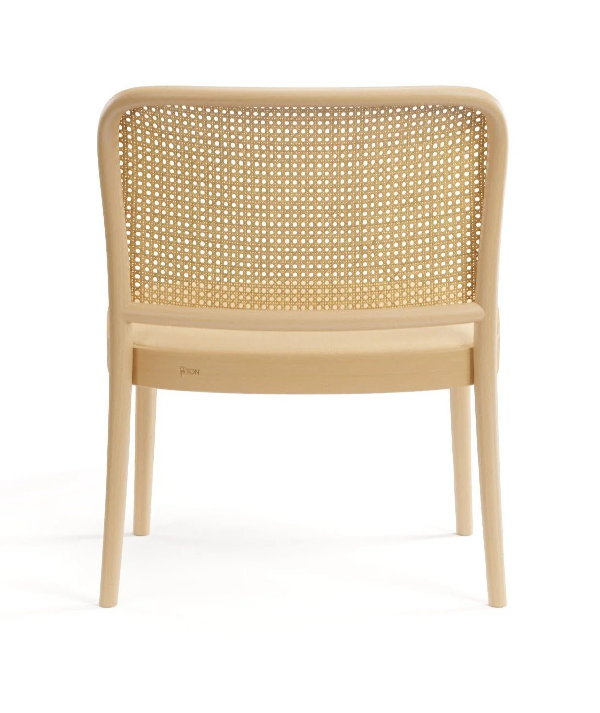No. 811 Bentwood Lounge Chair by Ton - Cane Seat and Back - Image 2