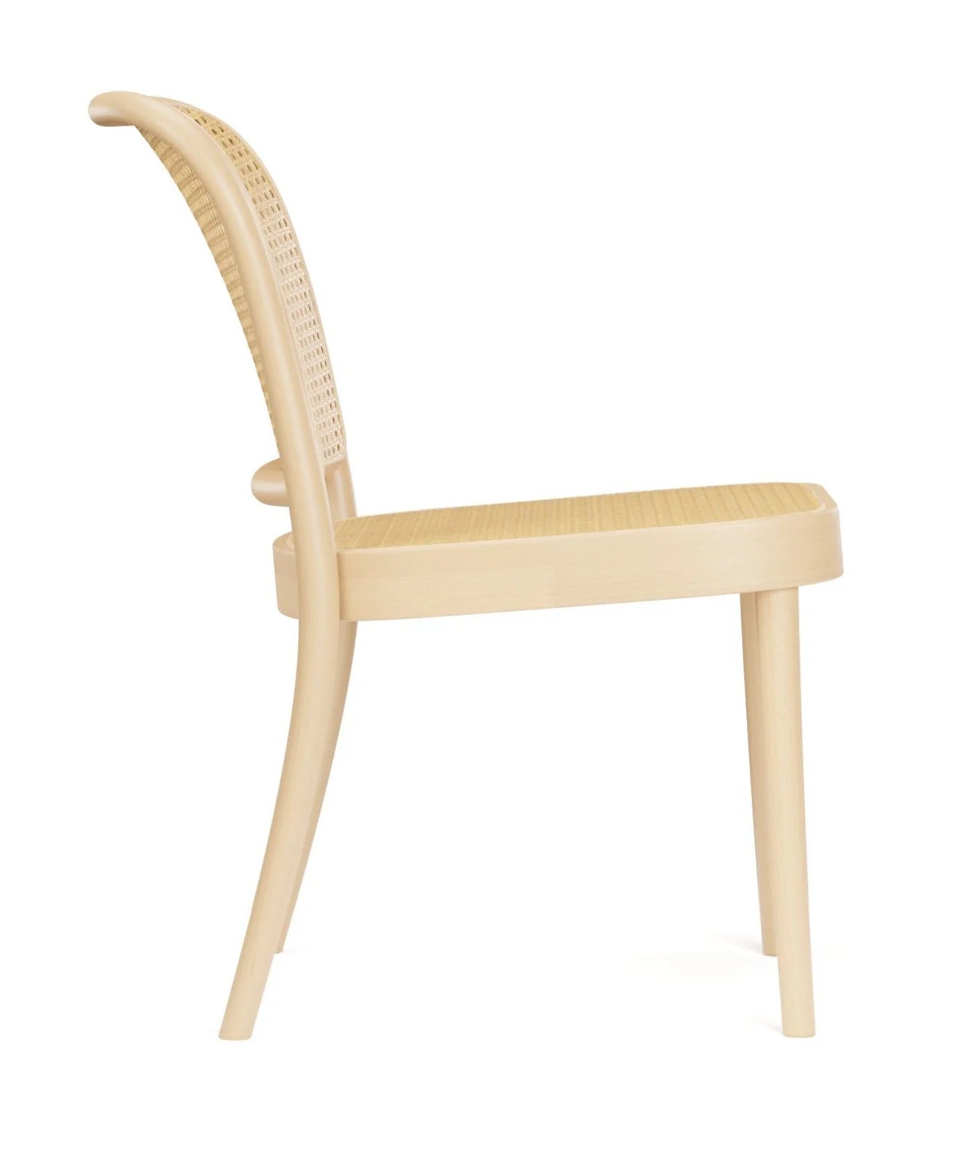 No. 811 Bentwood Lounge Chair by Ton - Cane Seat and Back - Image 4