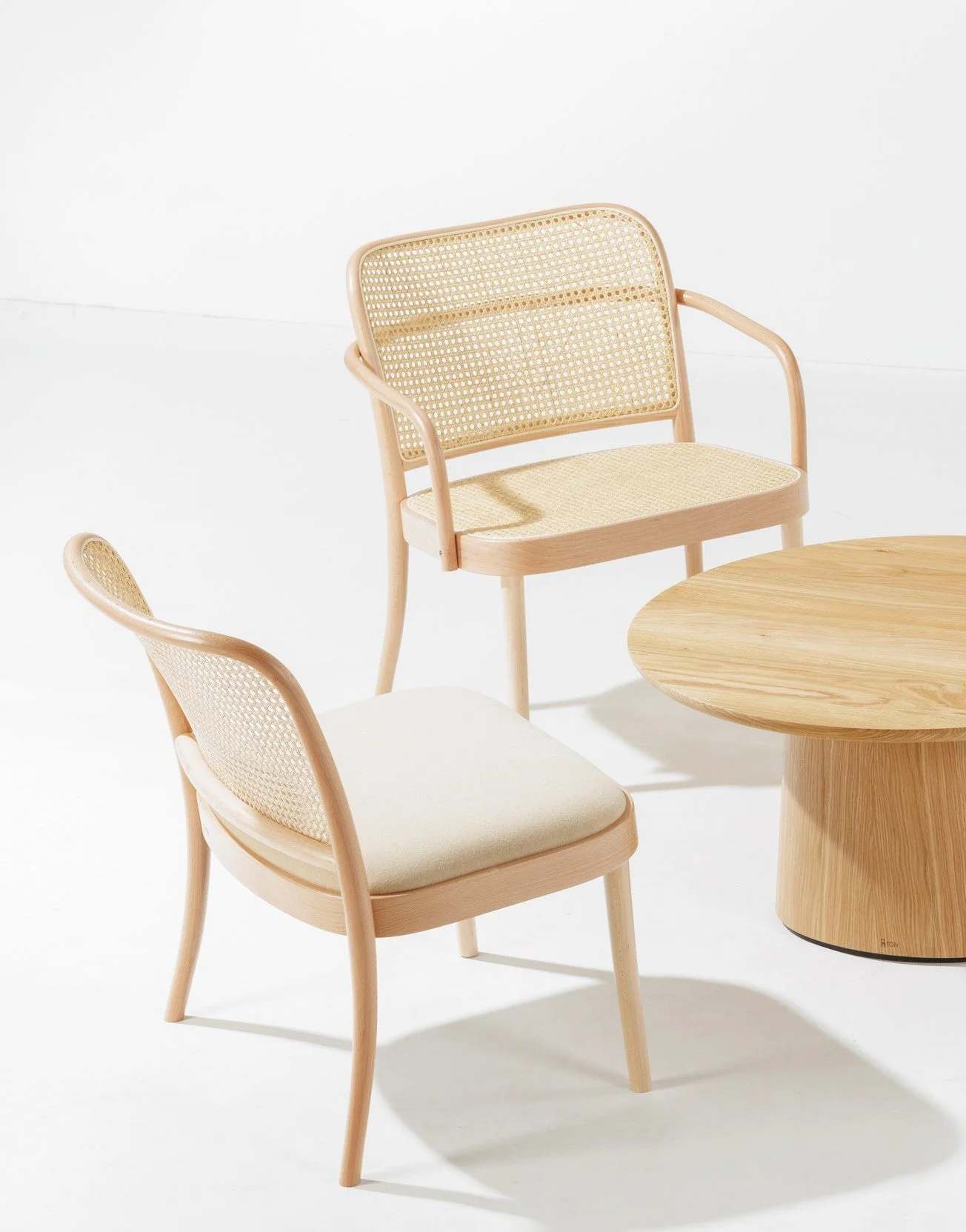 No. 811 Bentwood Lounge Chair by Ton - Cane Seat and Back - Image 7