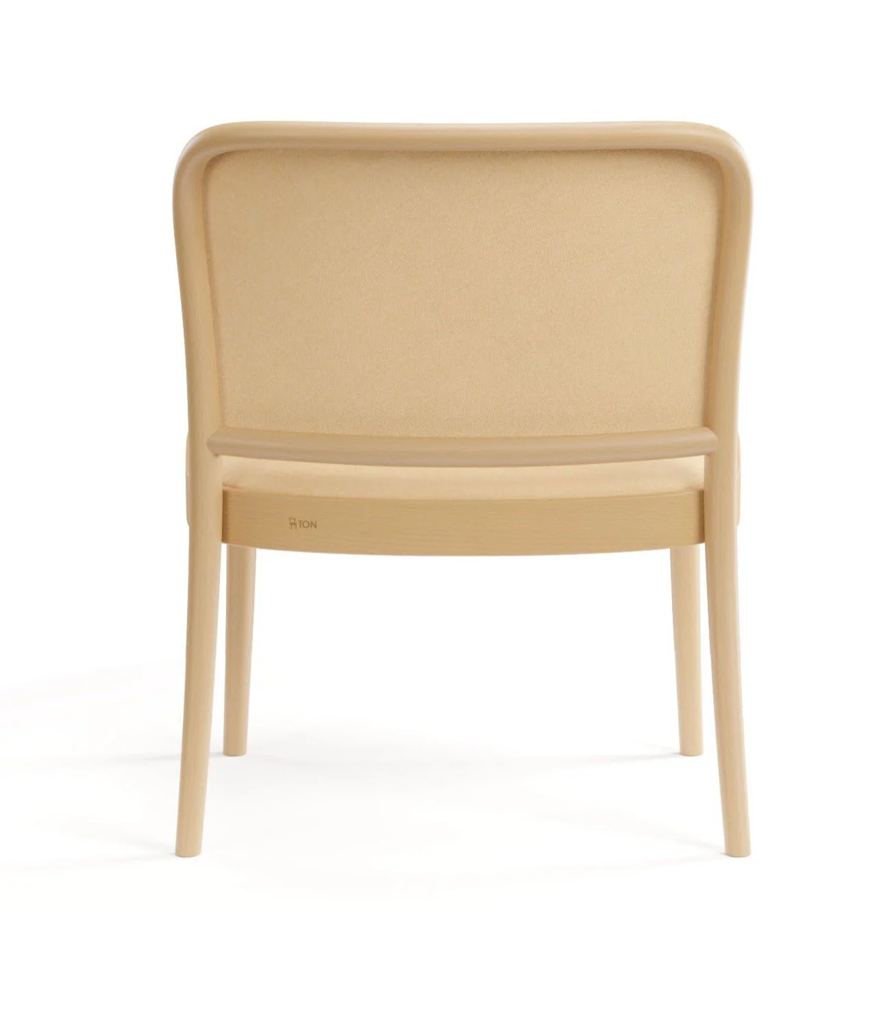No. 811 Bentwood Lounge Chair by Ton - Upholstered Seat and Back - Image 10