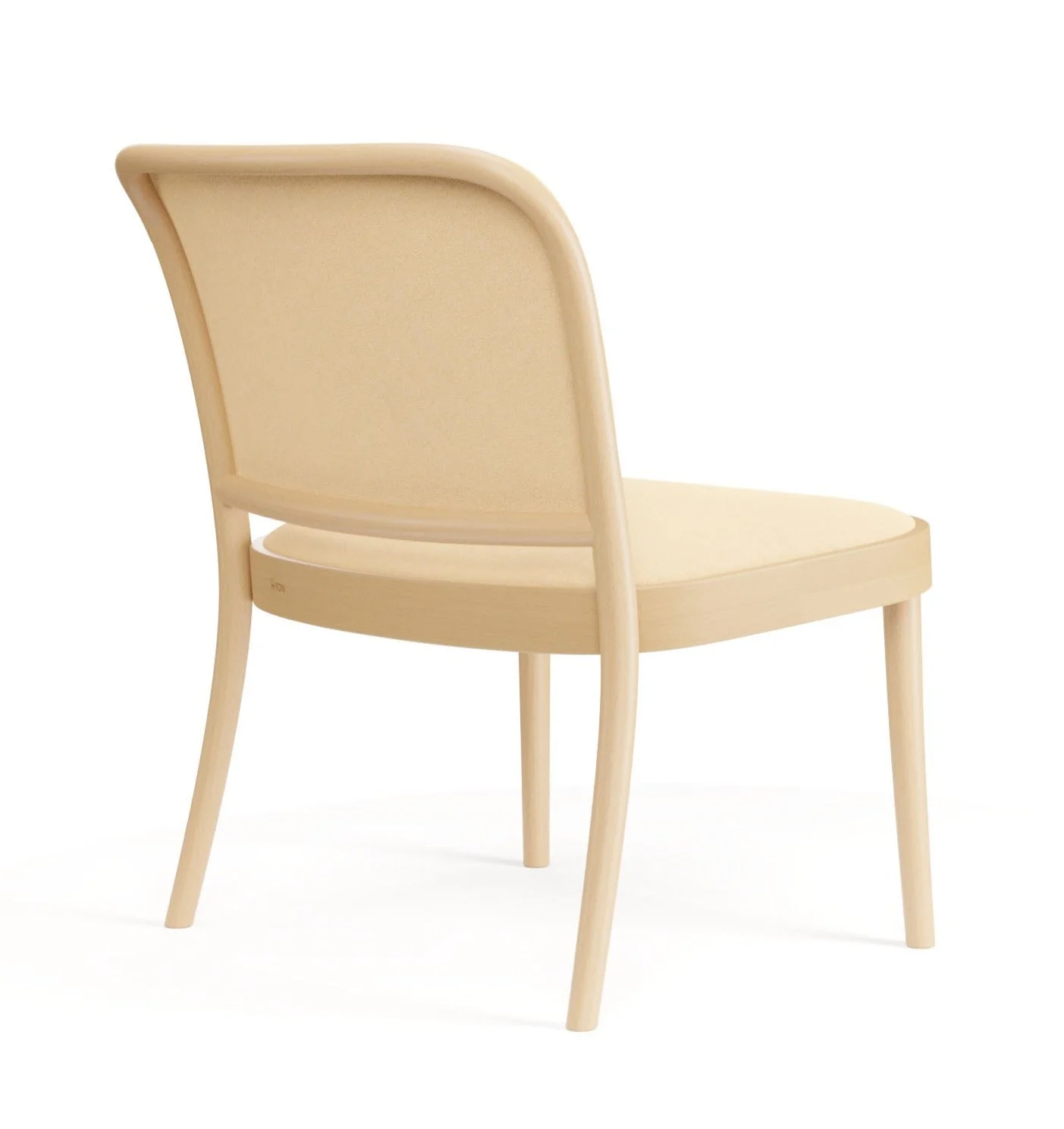 No. 811 Bentwood Lounge Chair by Ton - Upholstered Seat and Back - Image 12