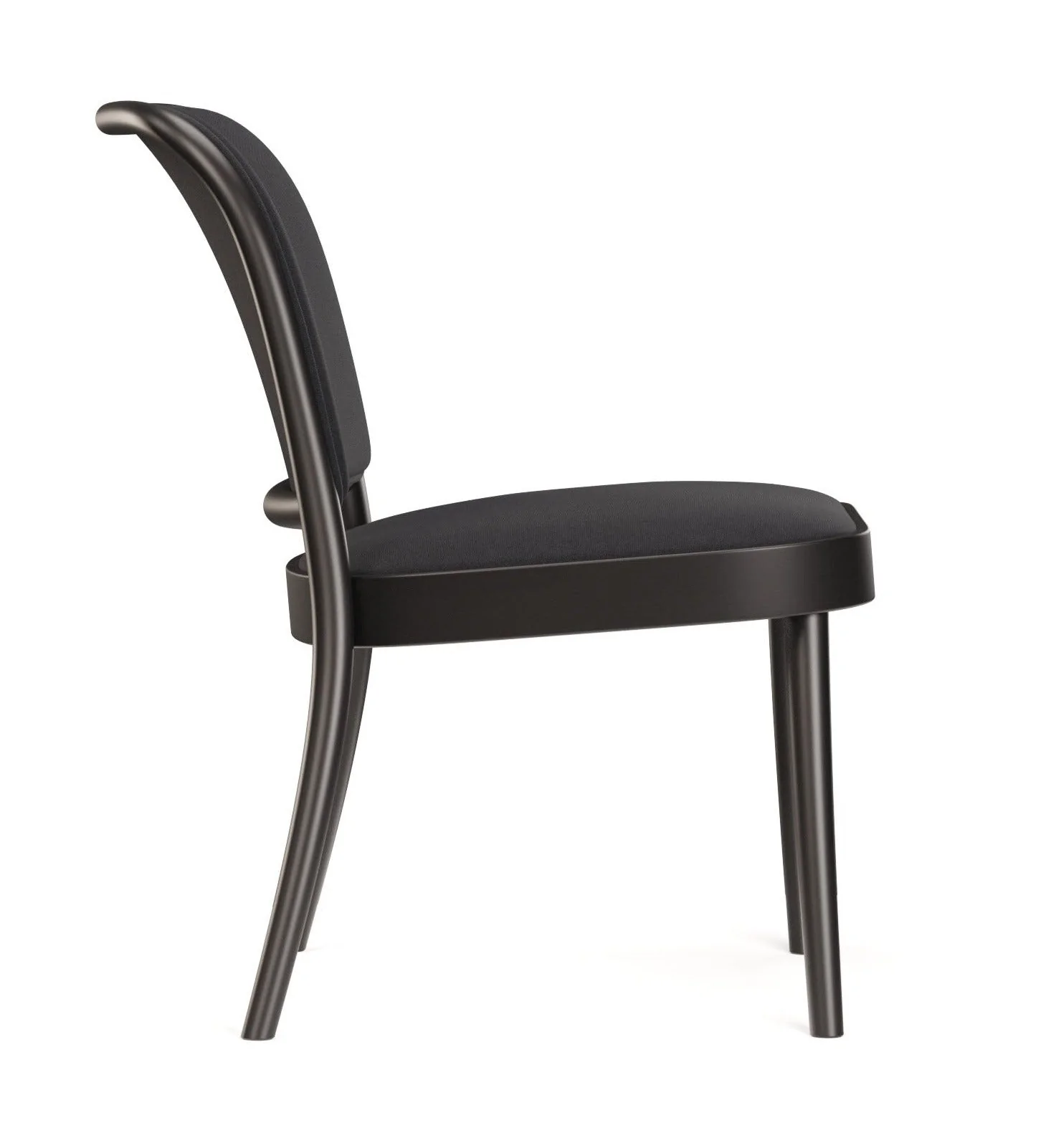 No. 811 Bentwood Lounge Chair by Ton - Upholstered Seat and Back - Image 15