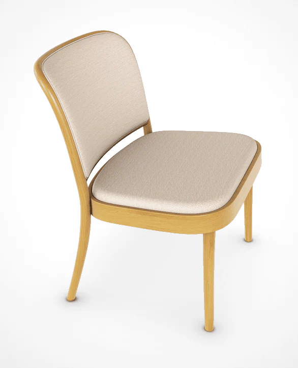 No. 811 Bentwood Lounge Chair by Ton - Upholstered Seat and Back - Image 4