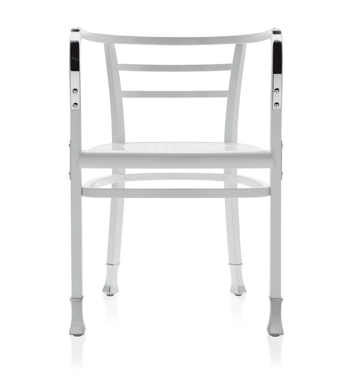 Otto Wagner Postsparkasse Bentwood Armchair with Aluminum by GTV - Image 11
