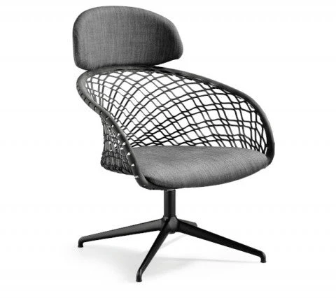 P47 APA GX TS_CU Swivel Lounge Chair by Midj