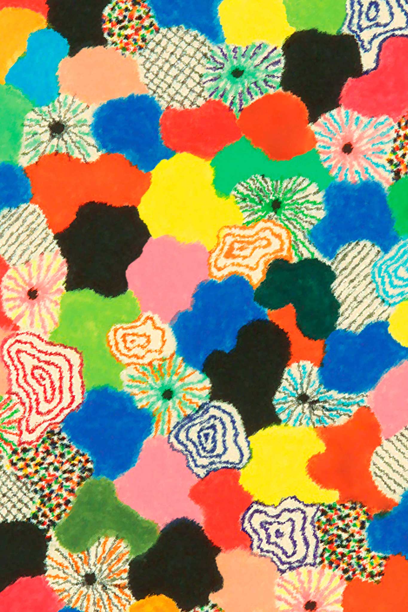 Patch Rectangular Carpet by Qeeboo