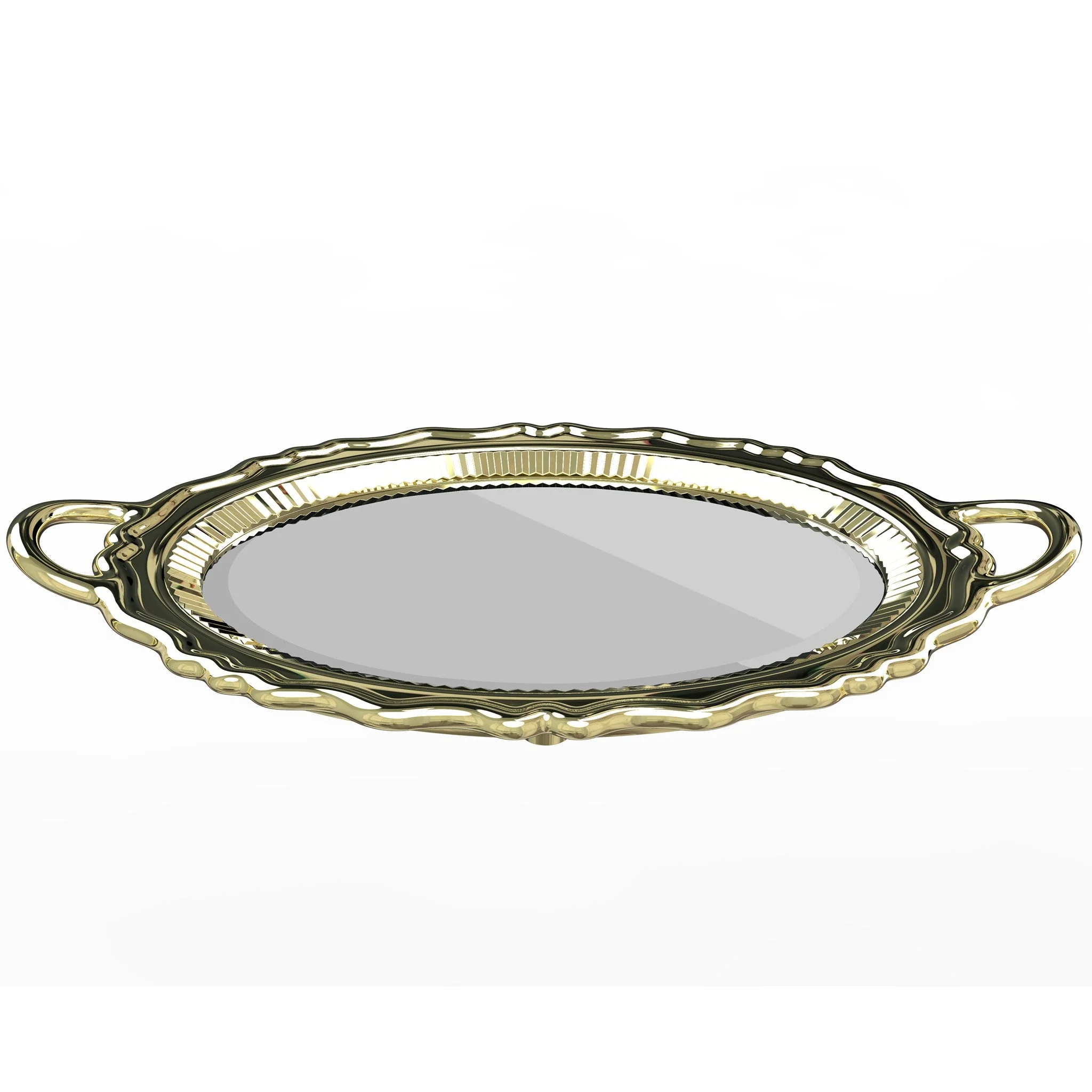 Plateau Miroir Metal Finish by Qeeboo - Image 2