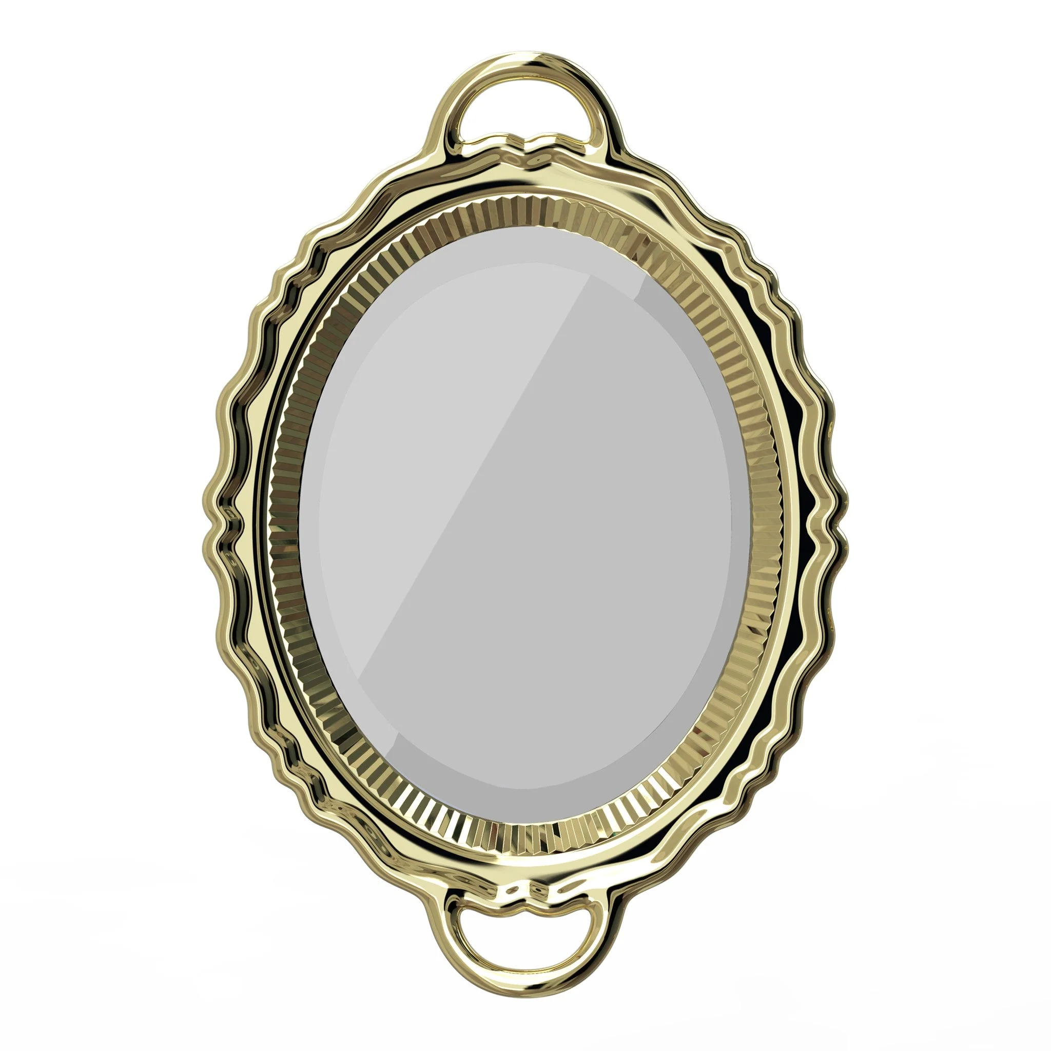 Plateau Miroir Metal Finish by Qeeboo - Image 3