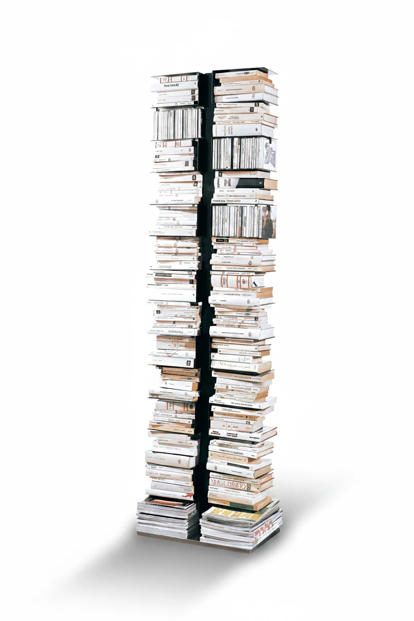Ptolomeo® x2 Vertical Bookcase by Bruno Rainaldo